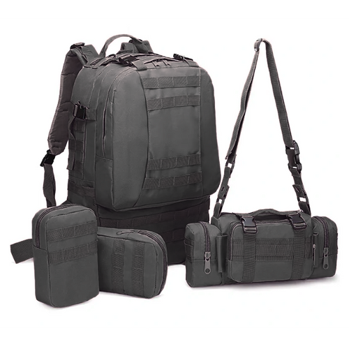 Mochila Militar Modular 60L - Impermeable, Desmontable y Expandible
