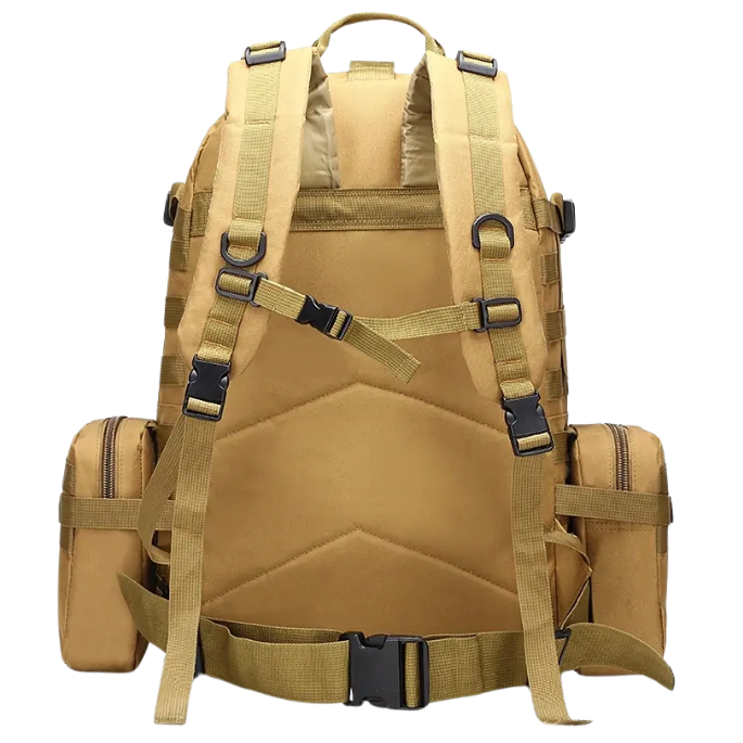 Mochila Militar Modular 60L - Impermeable, Desmontable y Expandible