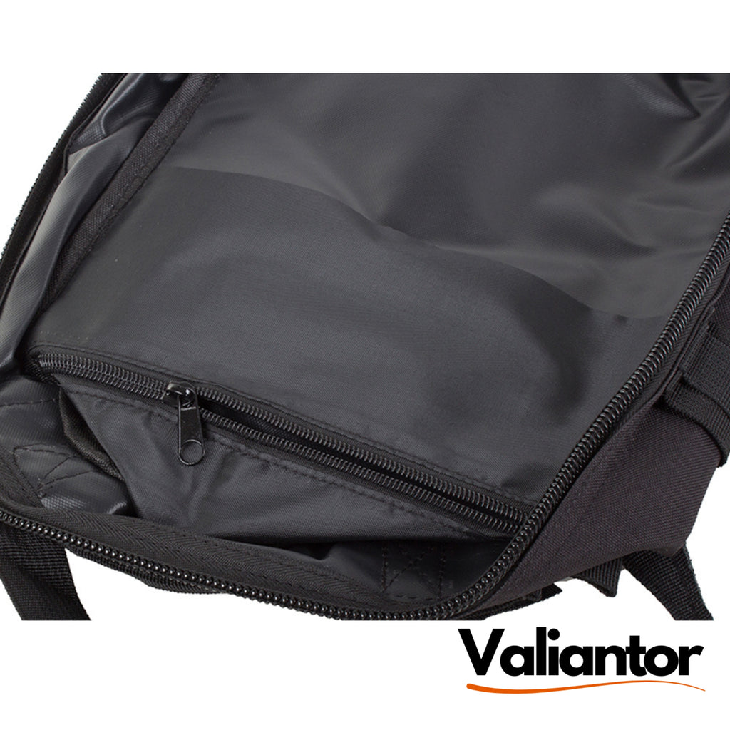 Bolsillo interior organizador de la mochila táctica militar 28L, con cremallera y compartimentos