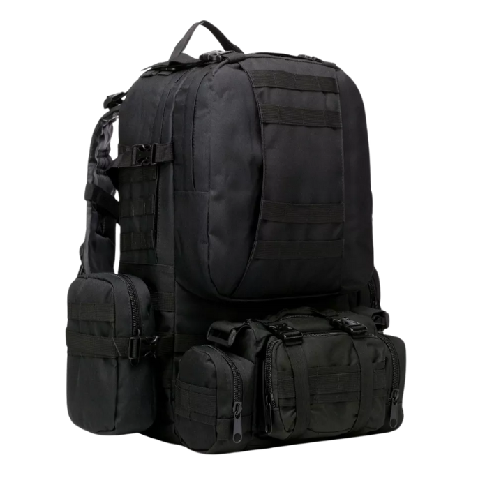 Mochila Militar Modular 60L - Impermeable, Desmontable y Expandible