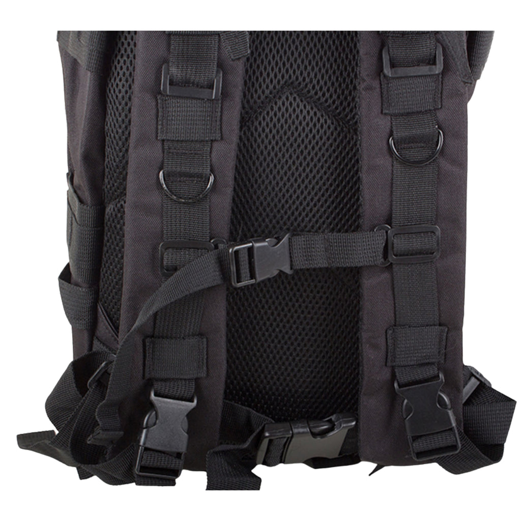 Sistema MOLLE en mochila táctica militar 30L para accesorios